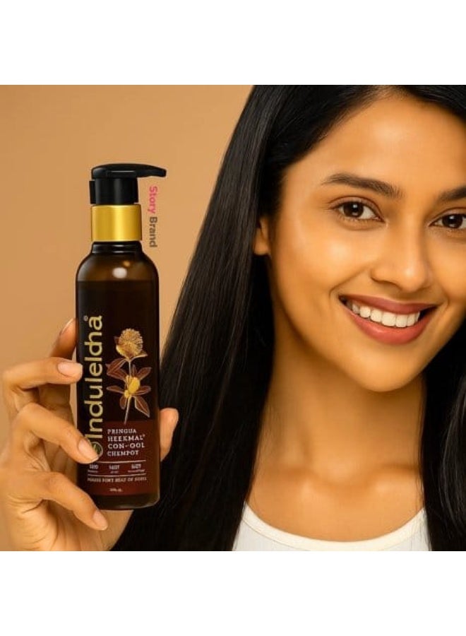 Indulekha Bringha Hairfall Control Shampoo - Image 3